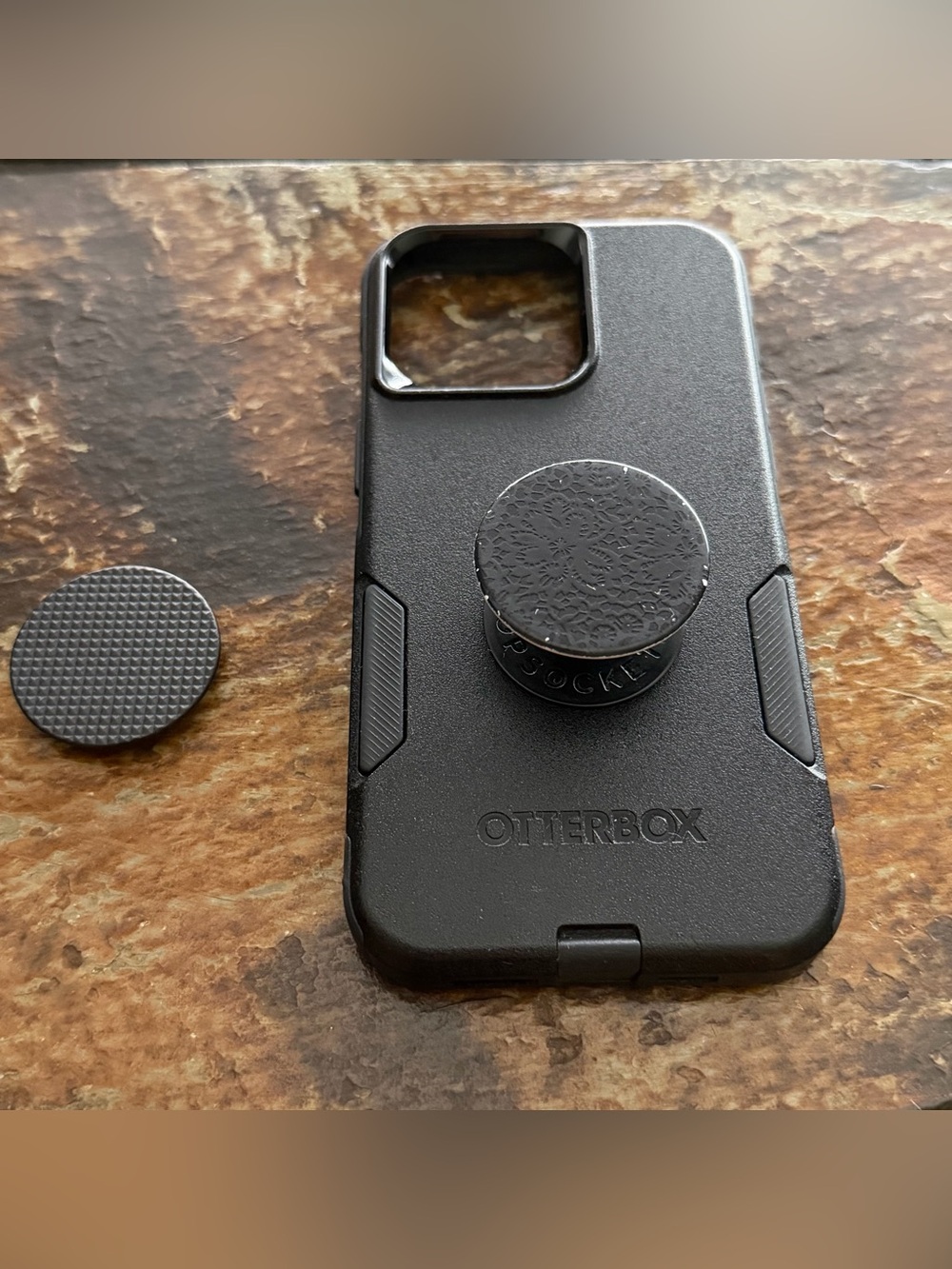 iPhone 15 Pro Max OtterBox Commuter Case & PopSocket Combo 🪩